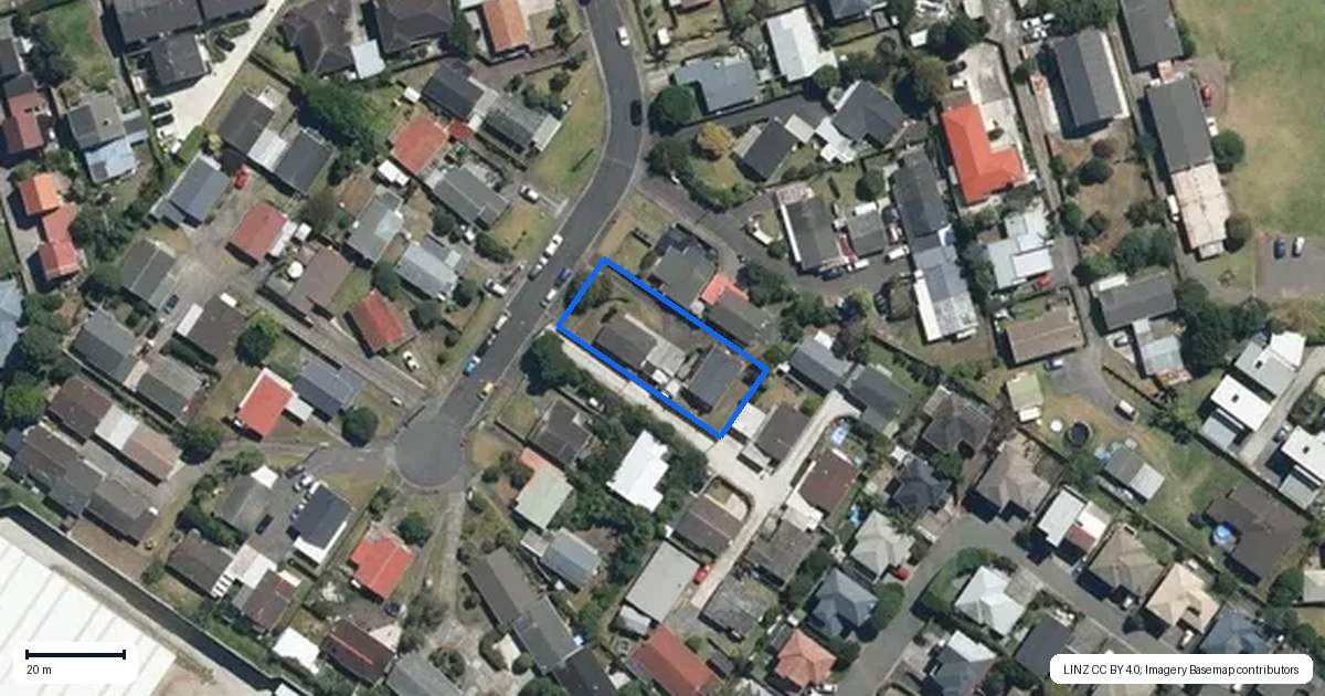 Property context map for 5 Alana Place, Mount Wellington, Auckland