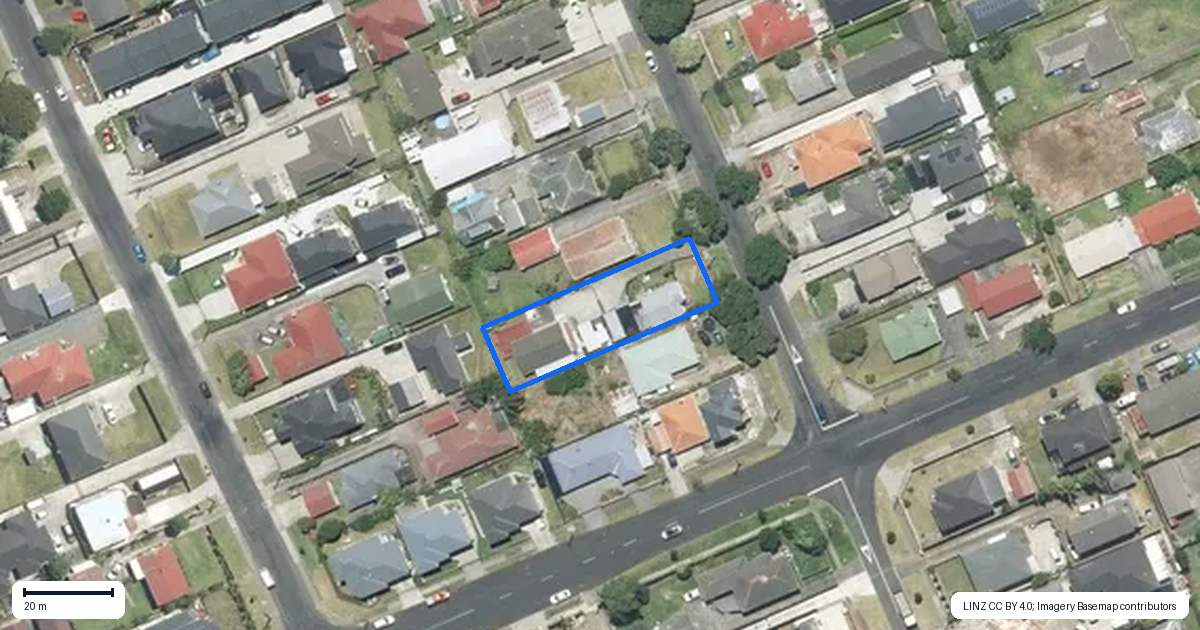 Property context map for 18A Bledisloe Street, Papatoetoe, Auckland