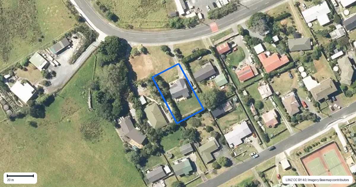 Property context map for 17 Pakiri Road, Leigh