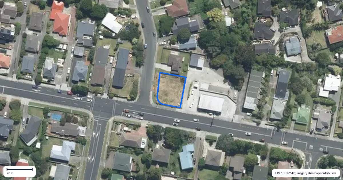 Property context map for 1B Glenwood Avenue, Birkenhead, Auckland