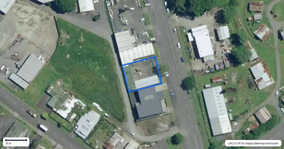 Property context map for 55 Station Road, Kaikohe