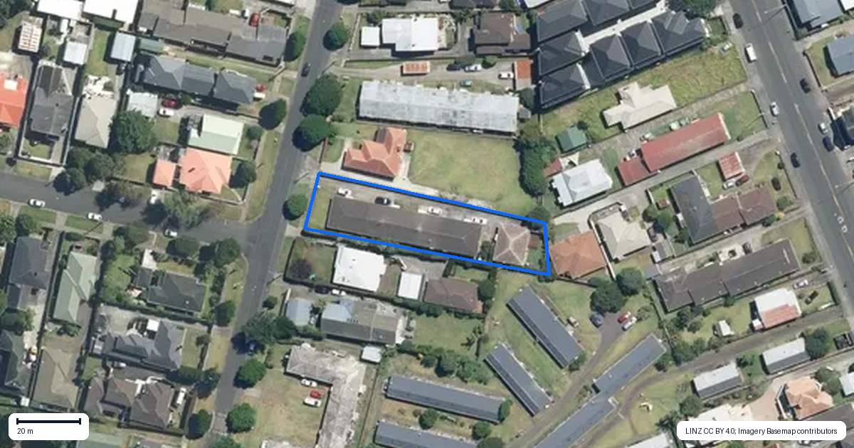 Property context map for 1/93 Symonds Street, Royal Oak, Auckland