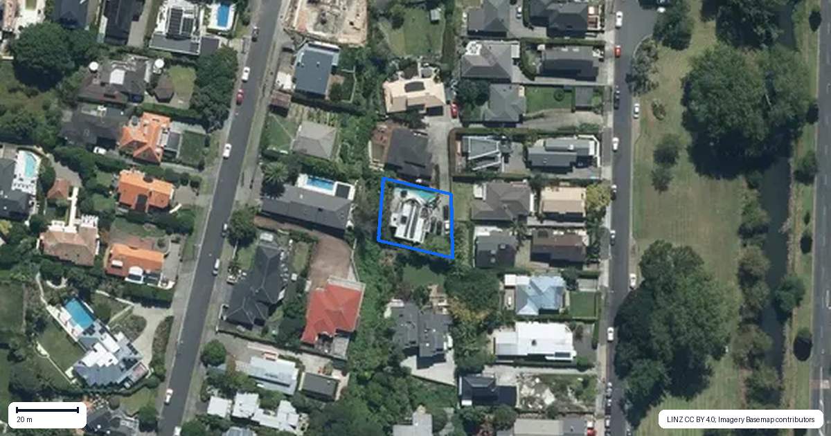 Property context map for 22C Standen Avenue, Remuera, Auckland