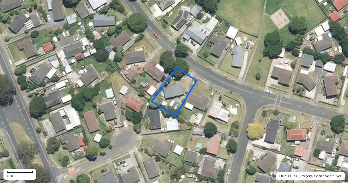 Property context map for 29 Pallant Street, Manurewa, Auckland