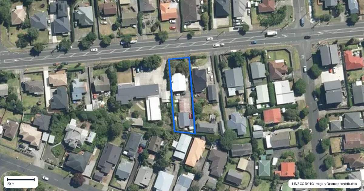 Property context map for 181 Mount Smart Road, Onehunga, Auckland