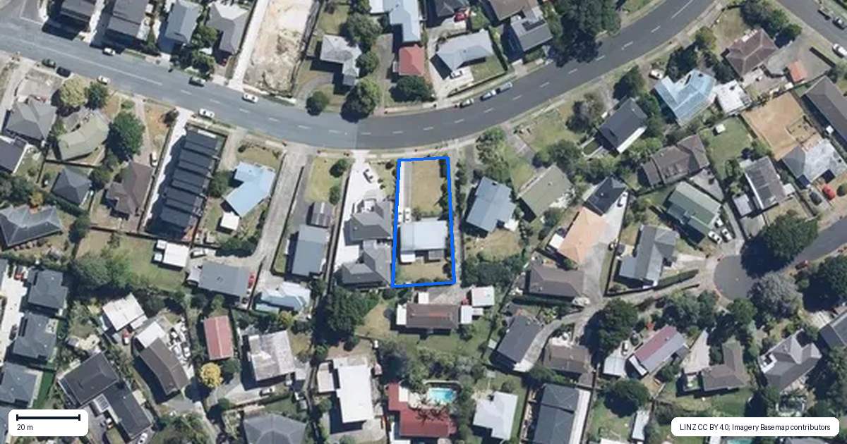 Property context map for 46 Cardiff Road, Pakuranga, Auckland