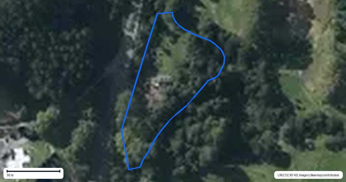 Property context map for 1448 Pohuehue Road, Warkworth