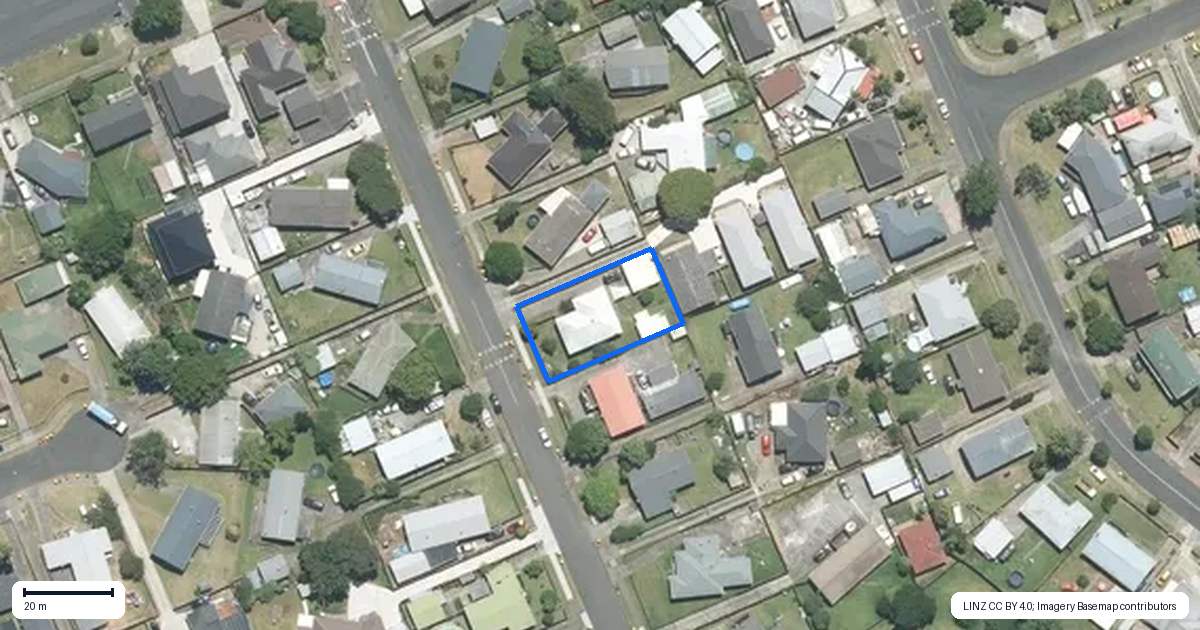 Property context map for 16 Feasegate Street, Manurewa, Auckland