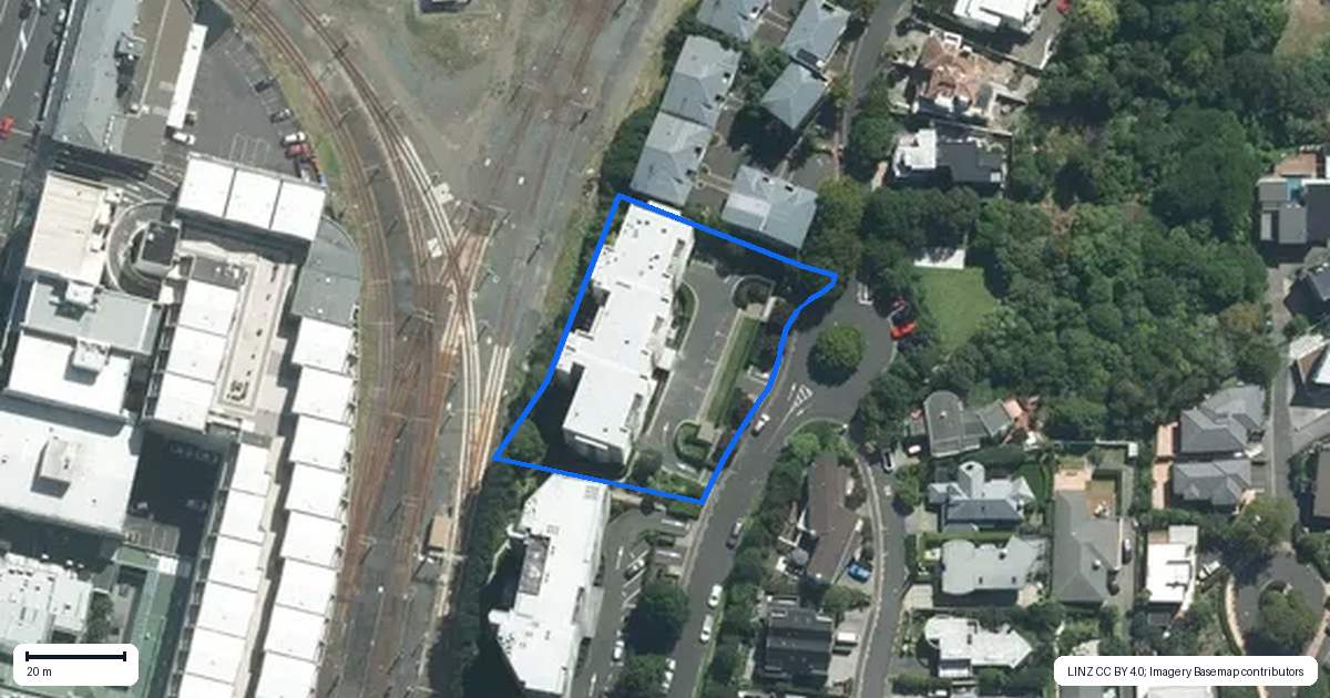 Property context map for 1B/38 James Cook Crescent, Remuera, Auckland
