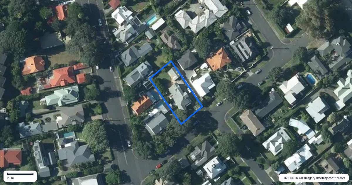 Property context map for 5 Matai Road, Devonport, Auckland