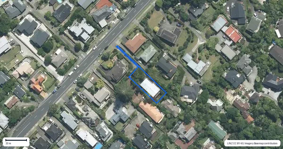 Property context map for 19 Aberdeen Road, Castor Bay, Auckland