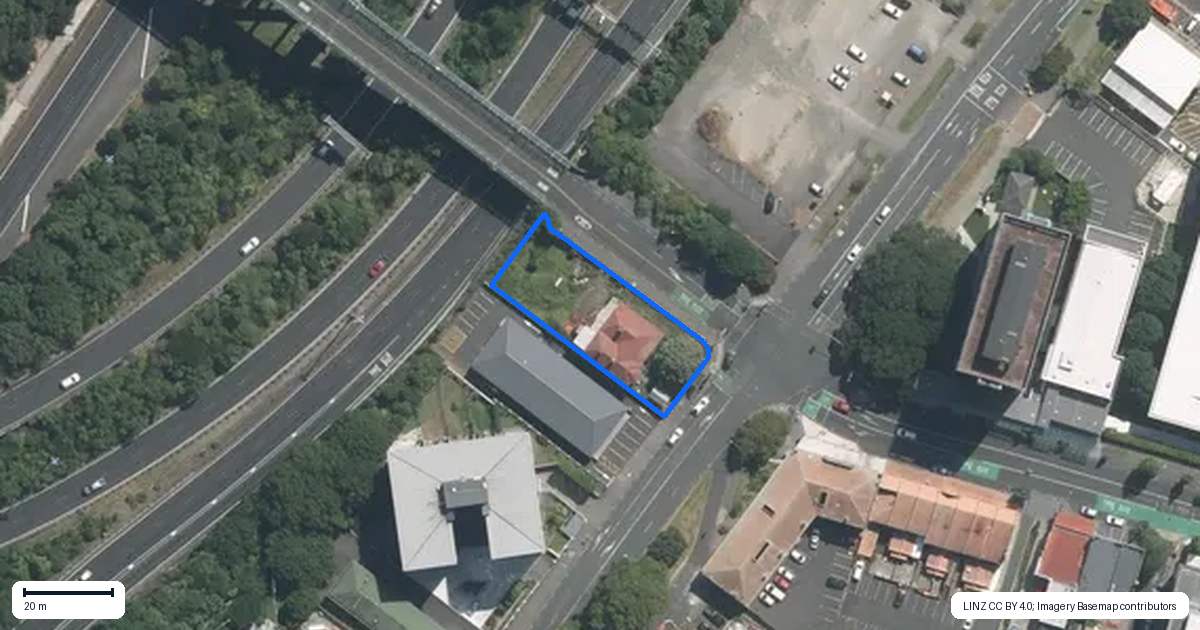 Property context map for 123 Grafton Road, Grafton, Auckland