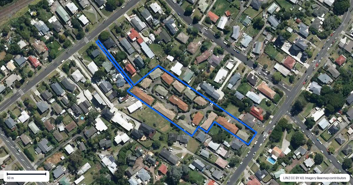 Property context map for 10/43 Fruitvale Road, New Lynn, Auckland