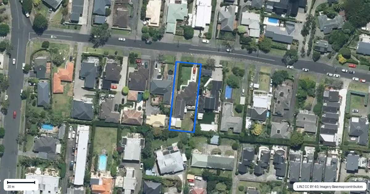 Property context map for 13A Rutherford Terrace, Meadowbank, Auckland