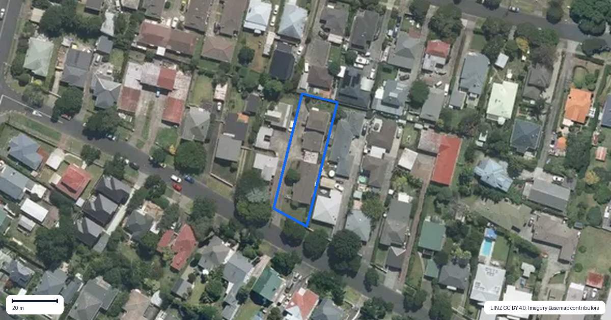 Property context map for 2/25 Kitchener Road, Sandringham, Auckland