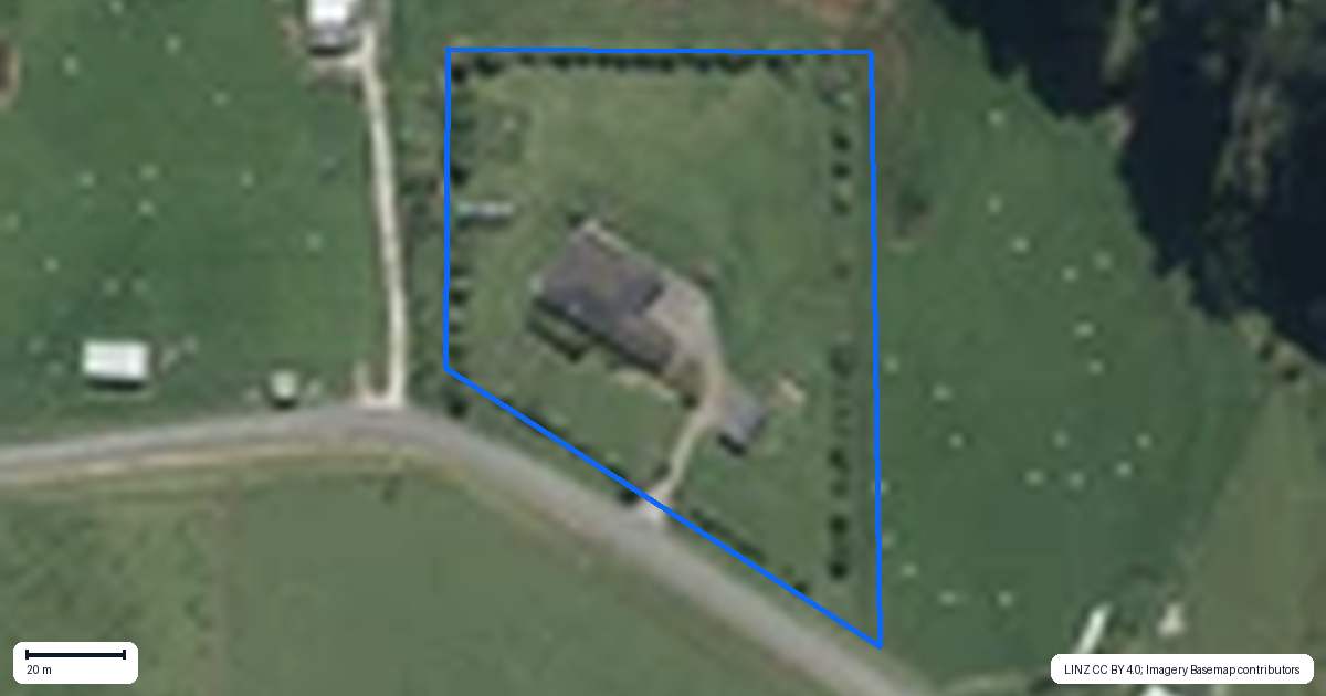 Property context map for 1046 Ahuroa Road, Makarau, Warkworth