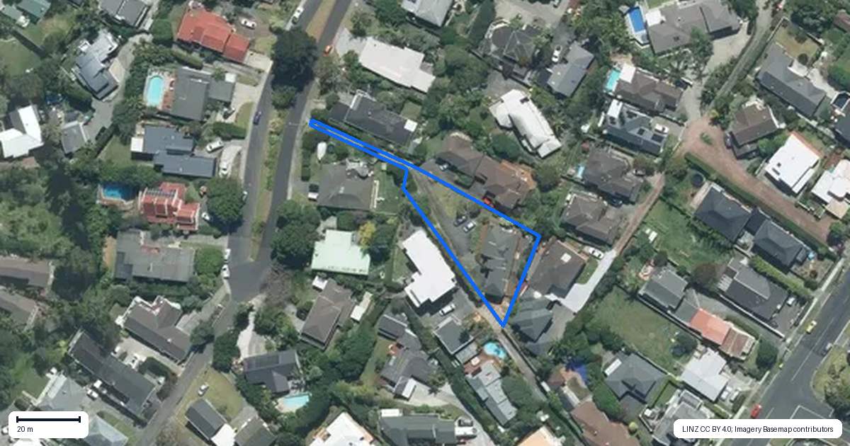 Property context map for 70 Newhaven Terrace, Mairangi Bay, Auckland
