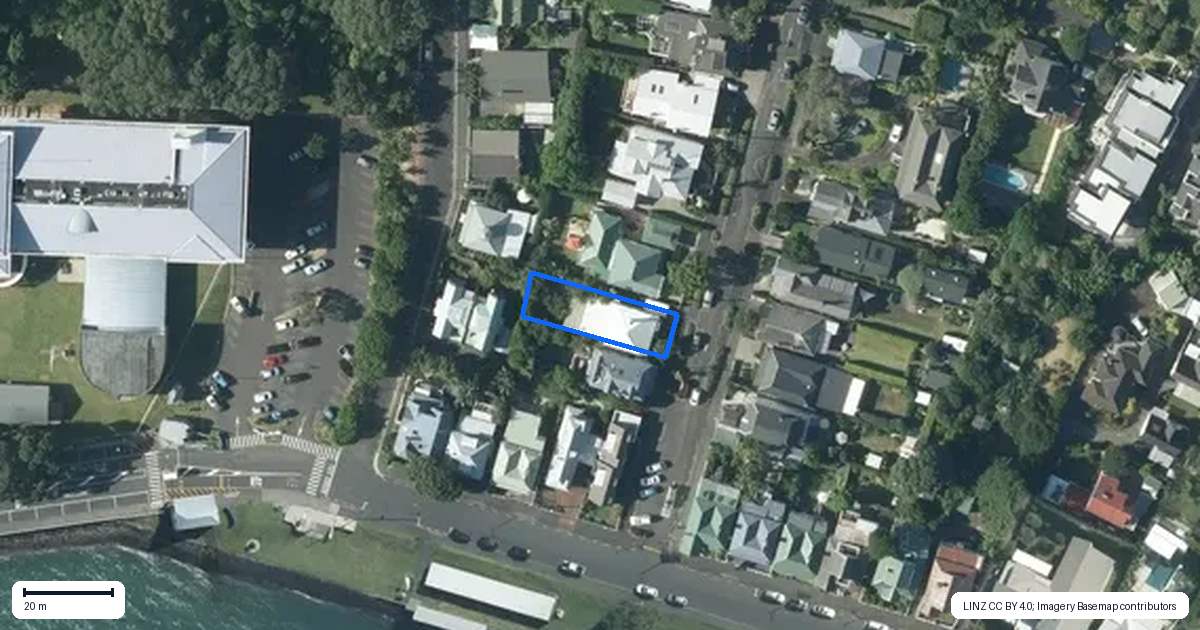 Property context map for 3 Huia Street, Devonport, Auckland