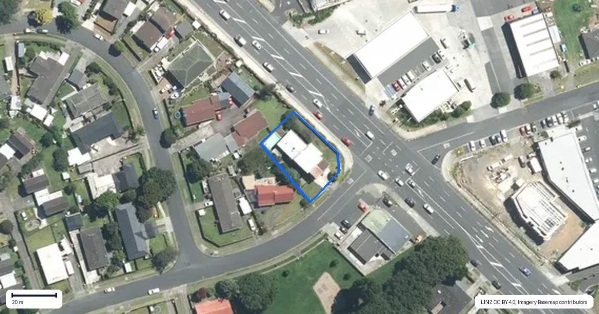 Property context map for 1 Challen Close, Conifer Grove, Takanini