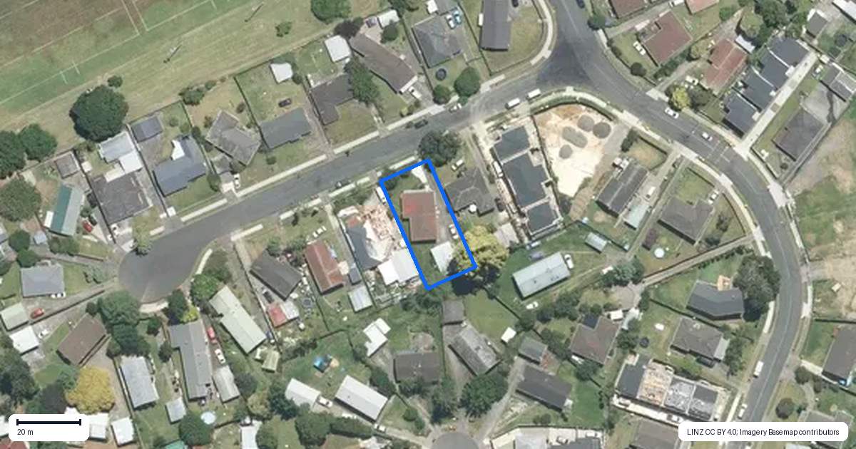 Property context map for 8 Solo Place, Manurewa, Auckland