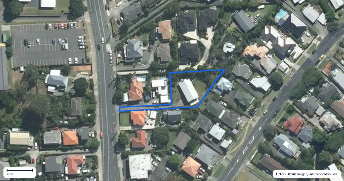 Property context map for 9 Forrest Hill Road, Milford, Auckland