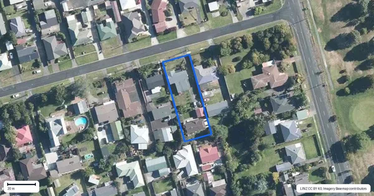 Property context map for 15A Warriston Avenue, Waiuku