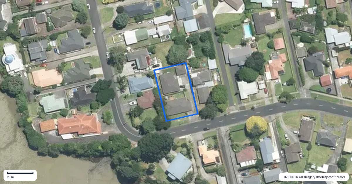 Property context map for 1/59 Youngs Road, Papakura