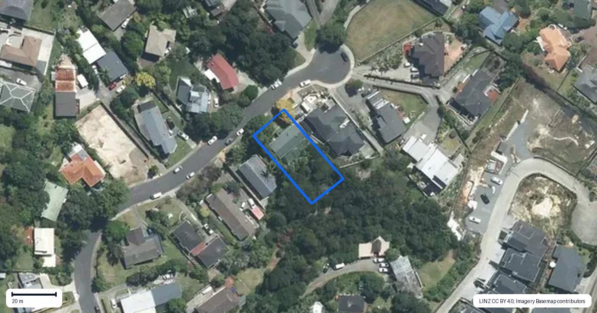 Property context map for 26 Malters Place, Browns Bay, Auckland