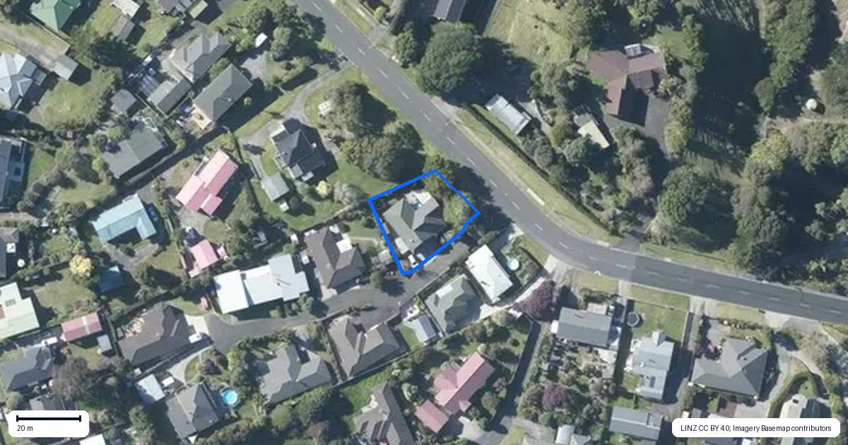 Property context map for 61 Victoria Avenue, Waiuku
