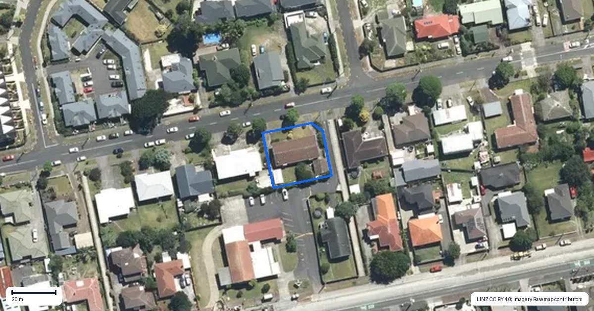 Property context map for 21A Exminster Street, Blockhouse Bay, Auckland