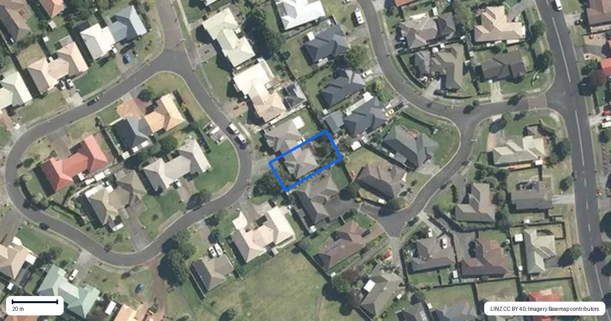Property context map for 43 Fernbrook Close, Burswood, Auckland