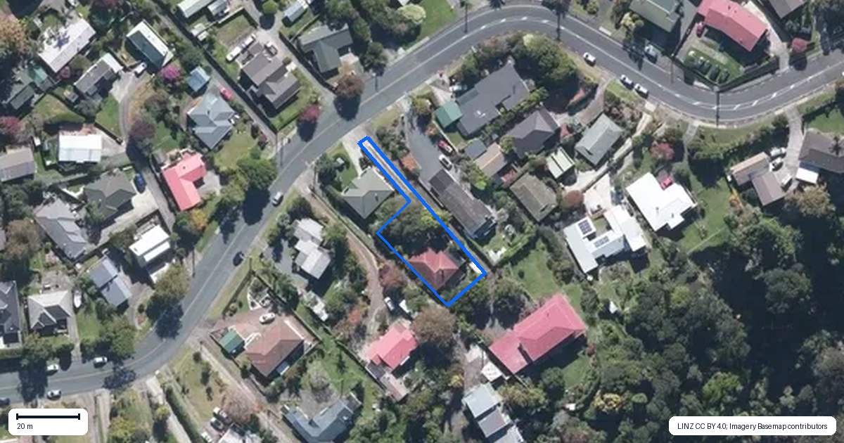 Property context map for 91A Colwill Road, Massey, Auckland