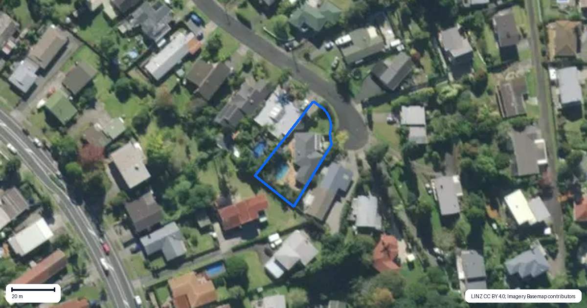 Property context map for 60 Carr Street, Te Kamo, Whangarei