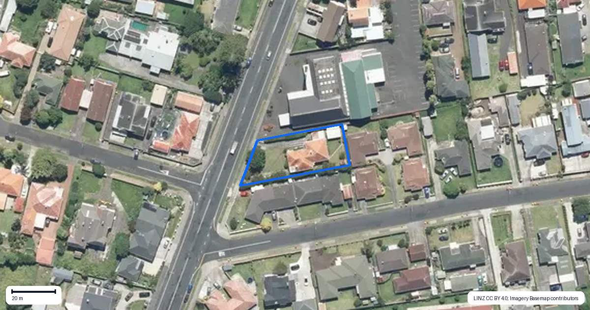 Property context map for 35 Kolmar Road, Papatoetoe, Auckland