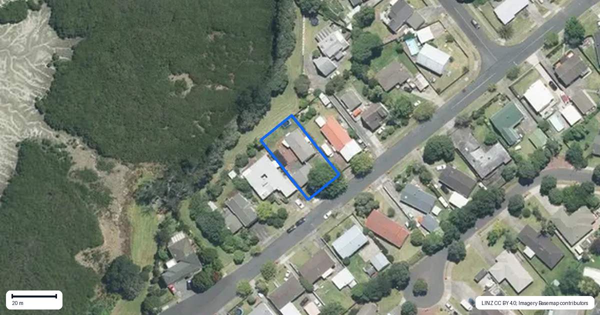 Property context map for 23 Bluewater Place, Wattle Downs, Auckland