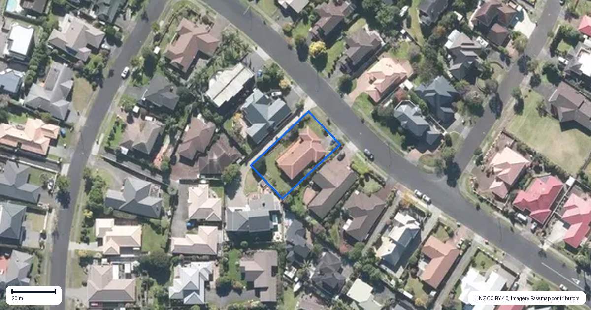 Property context map for 20 Clydesdale Avenue, Somerville, Auckland