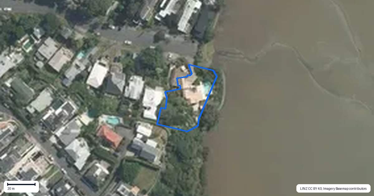 Property context map for 53 Tohunga Crescent, Parnell, Auckland
