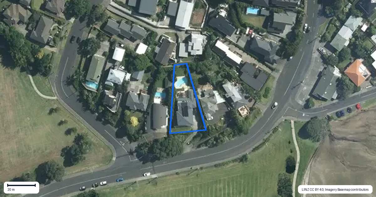 Property context map for 196 Riddell Road, Glendowie, Auckland