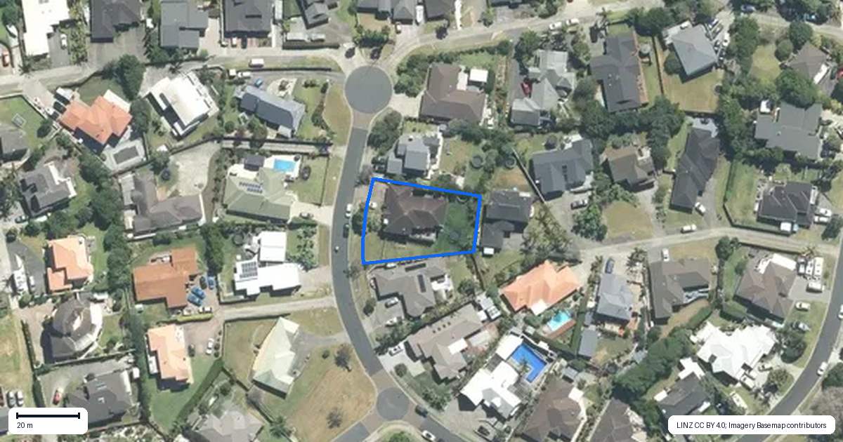 Property context map for 12 Commodore Court, Gulf Harbour, Whangaparaoa