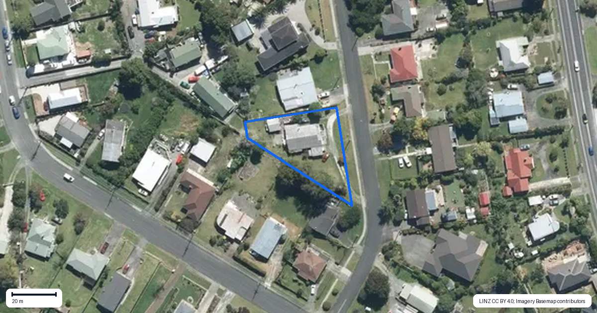 Property context map for 24 Bellevue Avenue, Wellsford