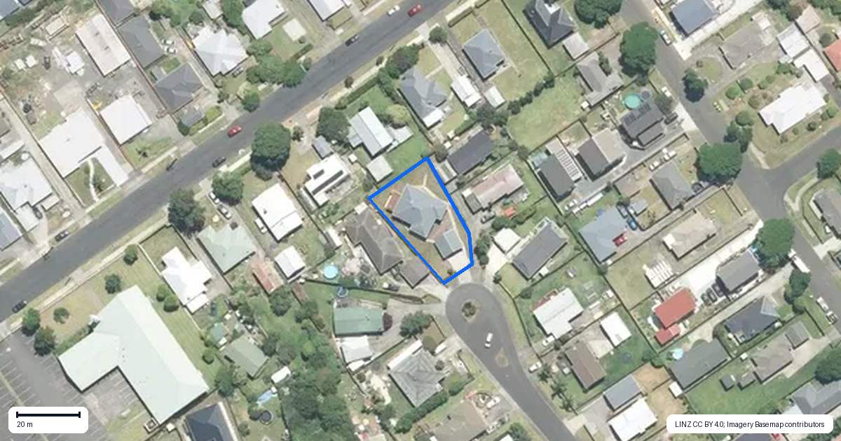 Property context map for 37 Hooper Avenue, Pukekohe