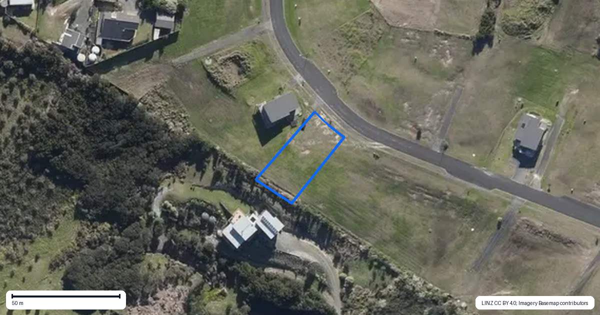 Property context map for 28 Bay Heights Drive, Karikari Peninsula