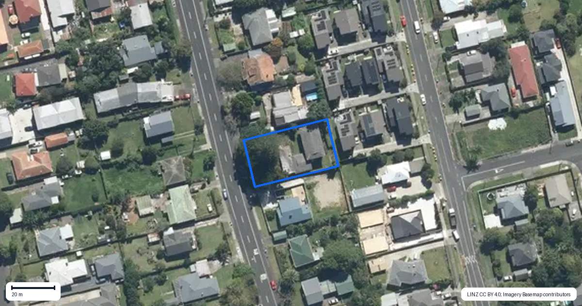 Property context map for 30 Tamaki Avenue, Otahuhu, Auckland