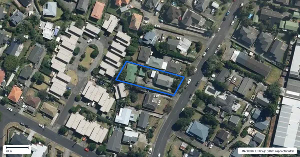 Property context map for 62A Ballarat Street, Ellerslie, Auckland