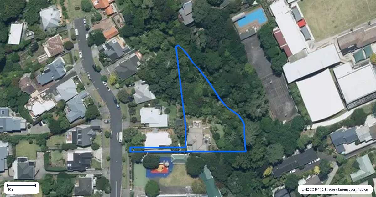 Property context map for 53 Kelvin Road, Remuera, Auckland