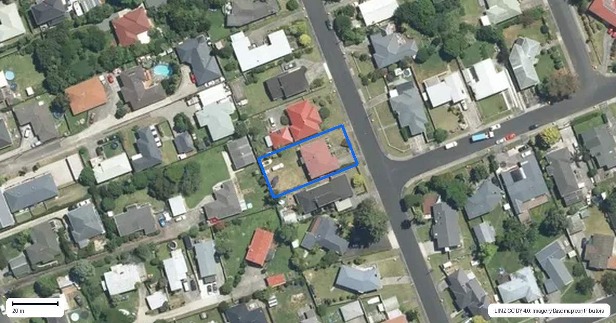 Property context map for 10 Renwick Street, Papakura