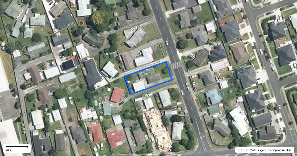 Property context map for 8 Brightwell Street, Papakura