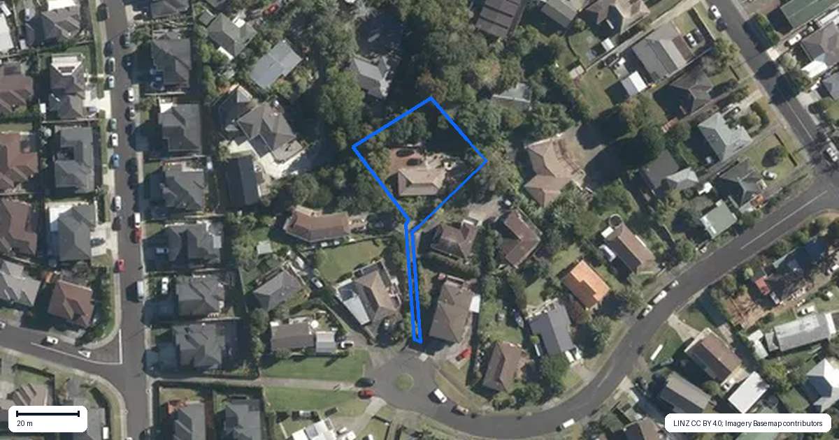 Property context map for 19 Clearview Heights, Ranui, Auckland