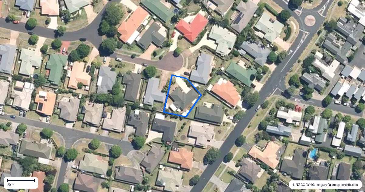 Property context map for 7 Halstead Place, Huntington Park, Auckland