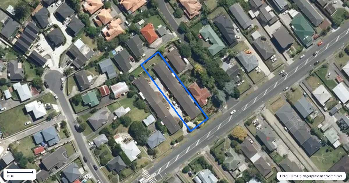 Property context map for 2/69 Titirangi Road, New Lynn, Auckland